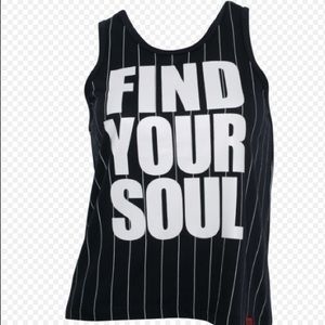 Sold ❌❌❌ Soulcycle Pinstripe Jersey Tank